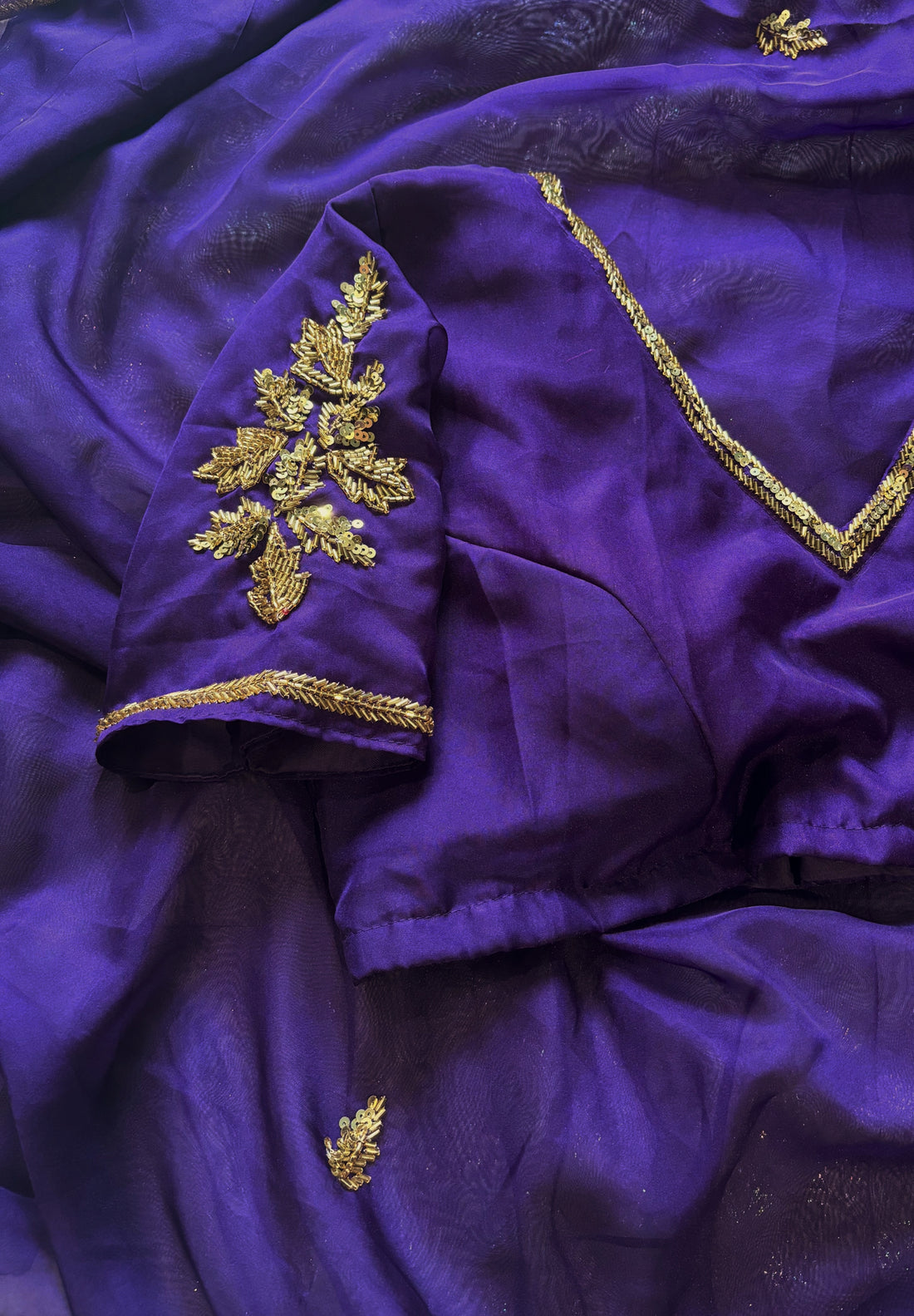 Aster Purple Saree