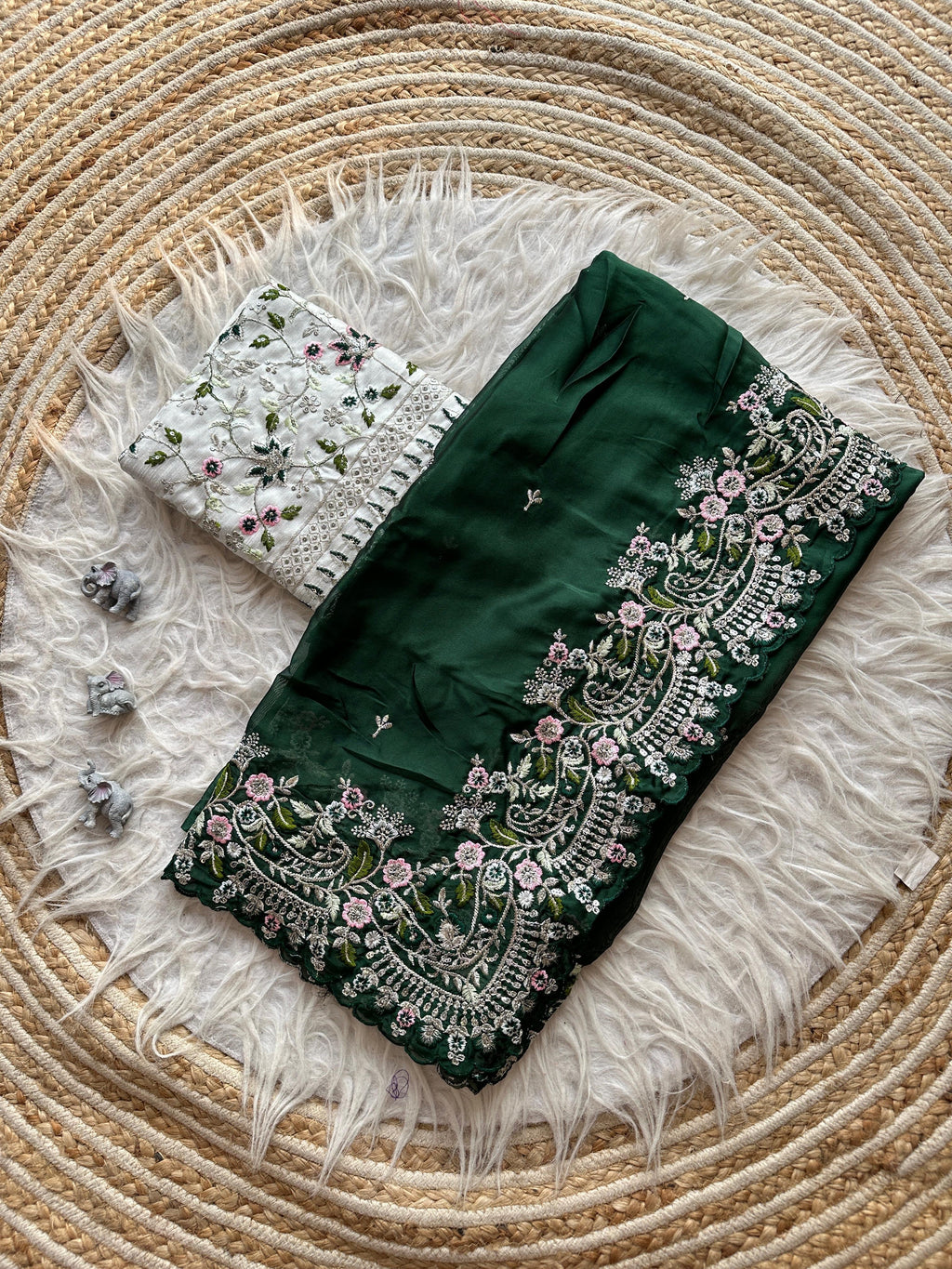Reba Embroidered Saree