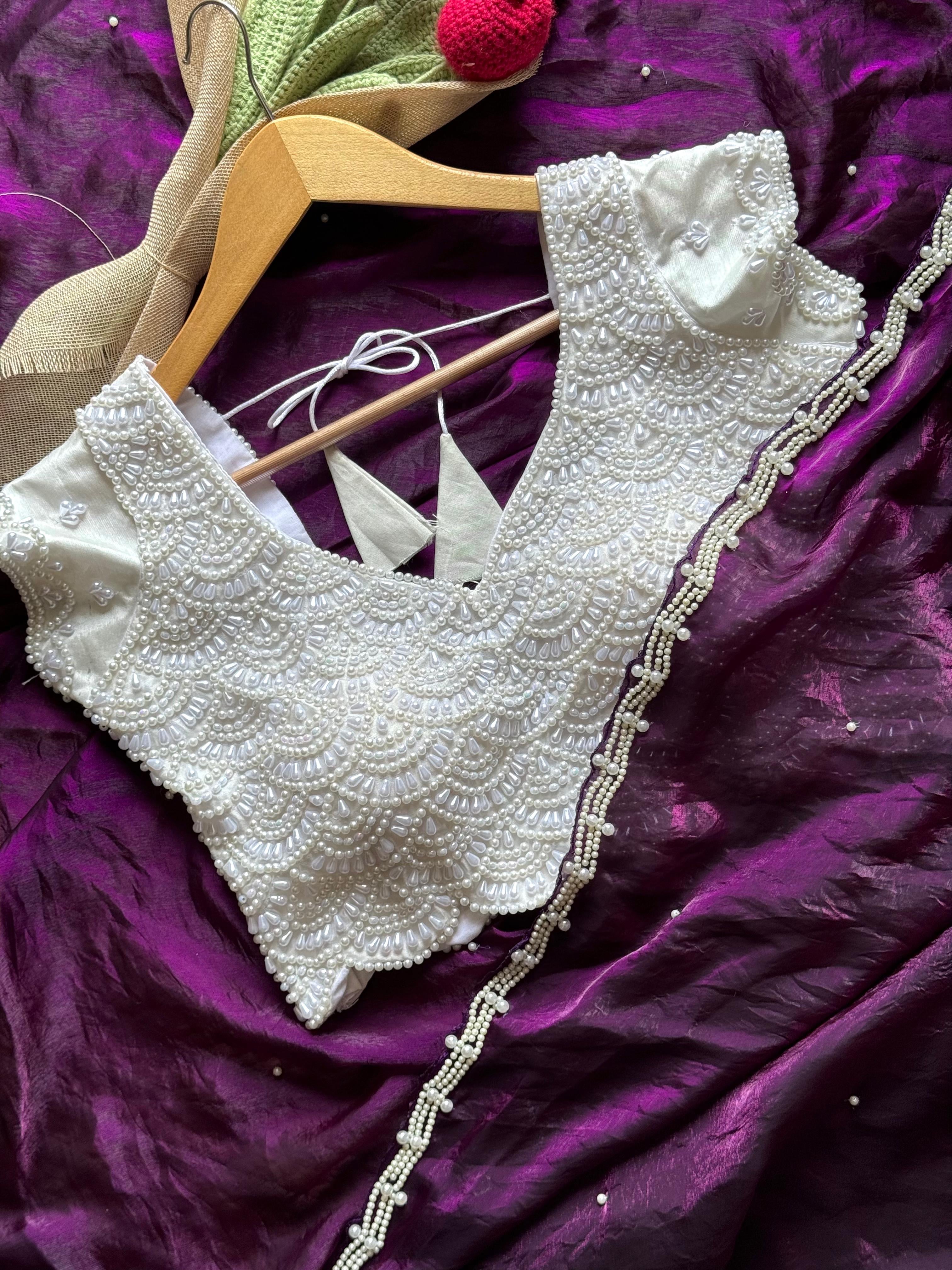 Cherry Embellished Saree