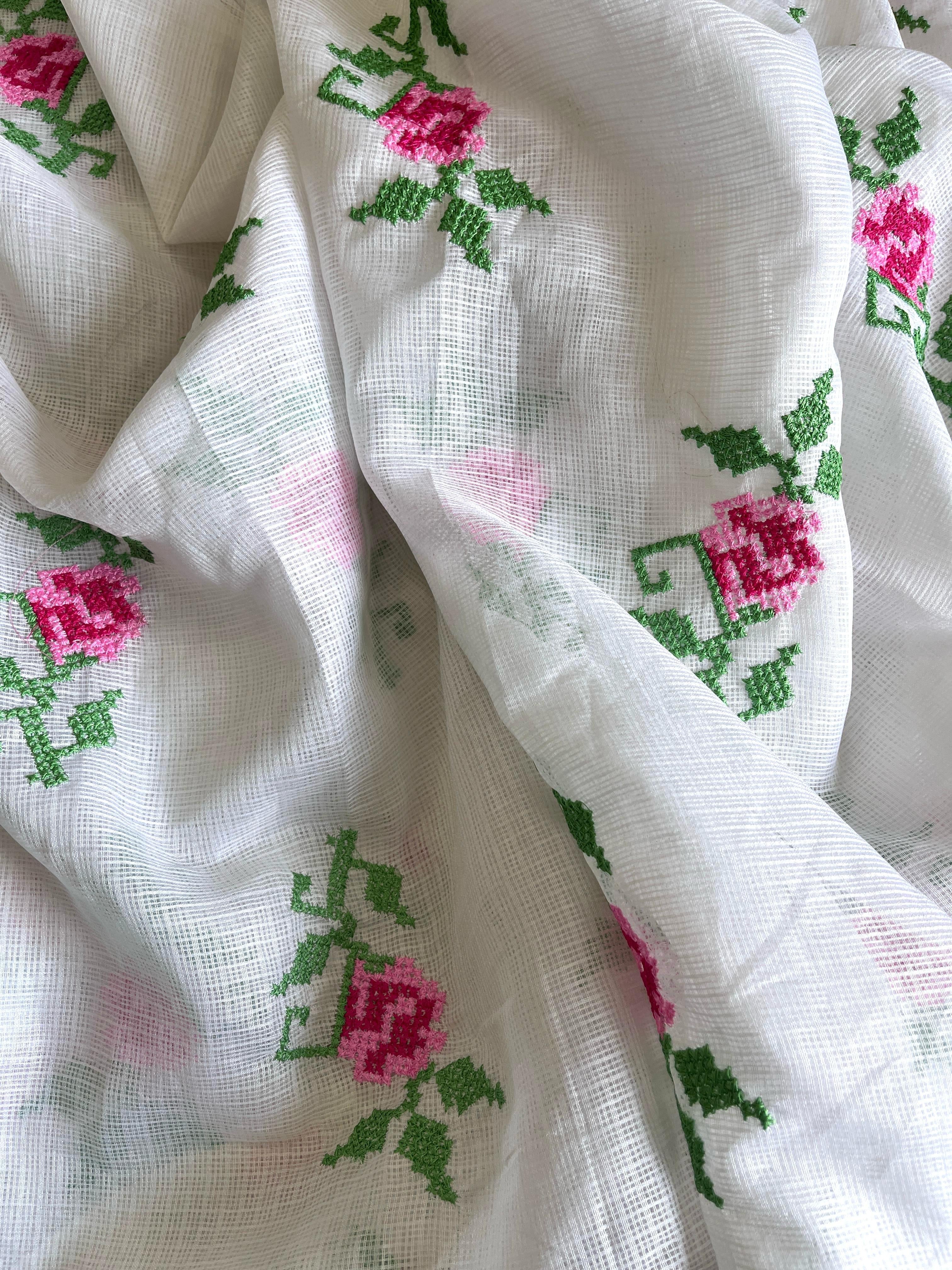 Valentine Tissue Saree