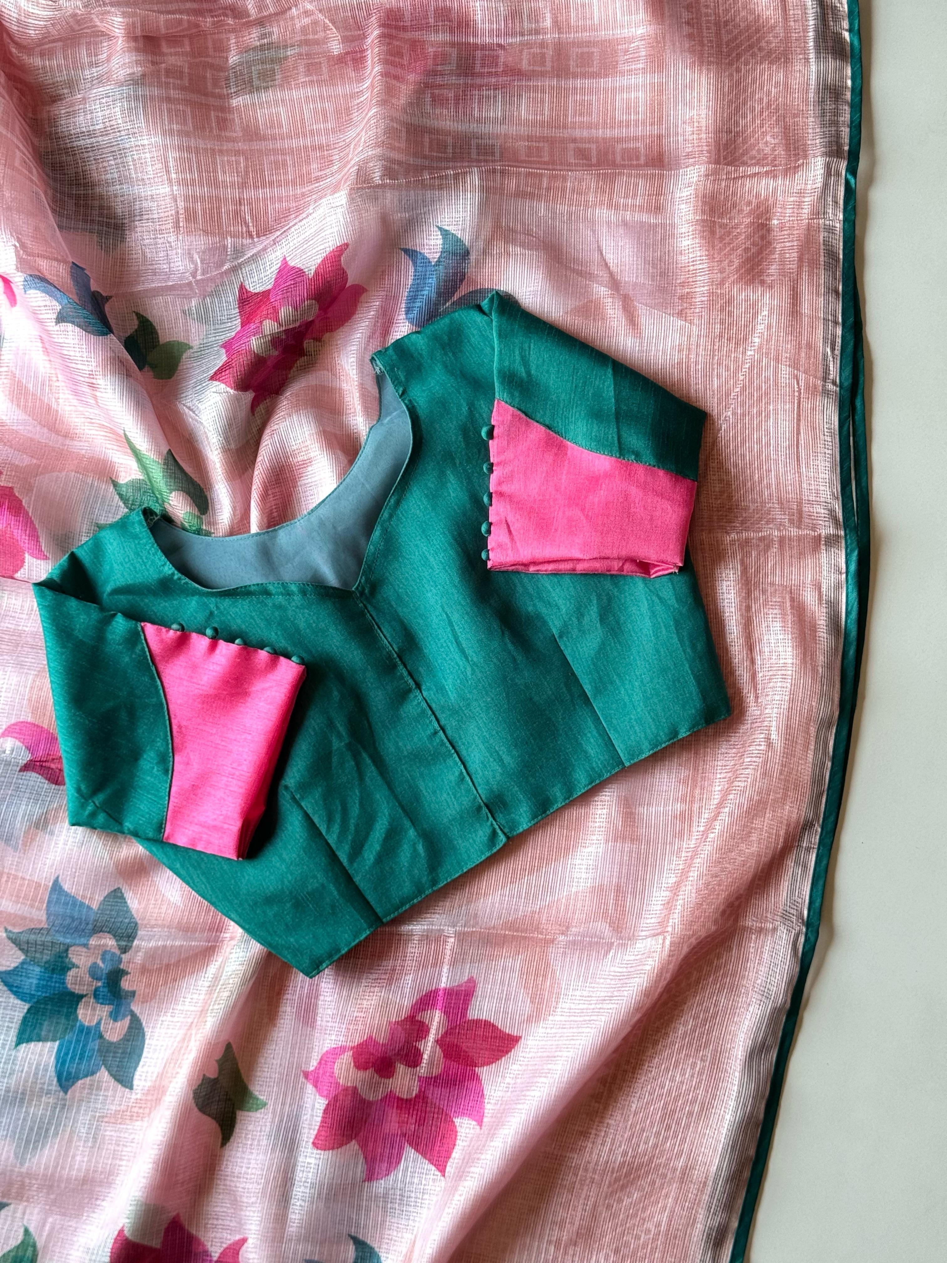 Spring Floral Kota Saree