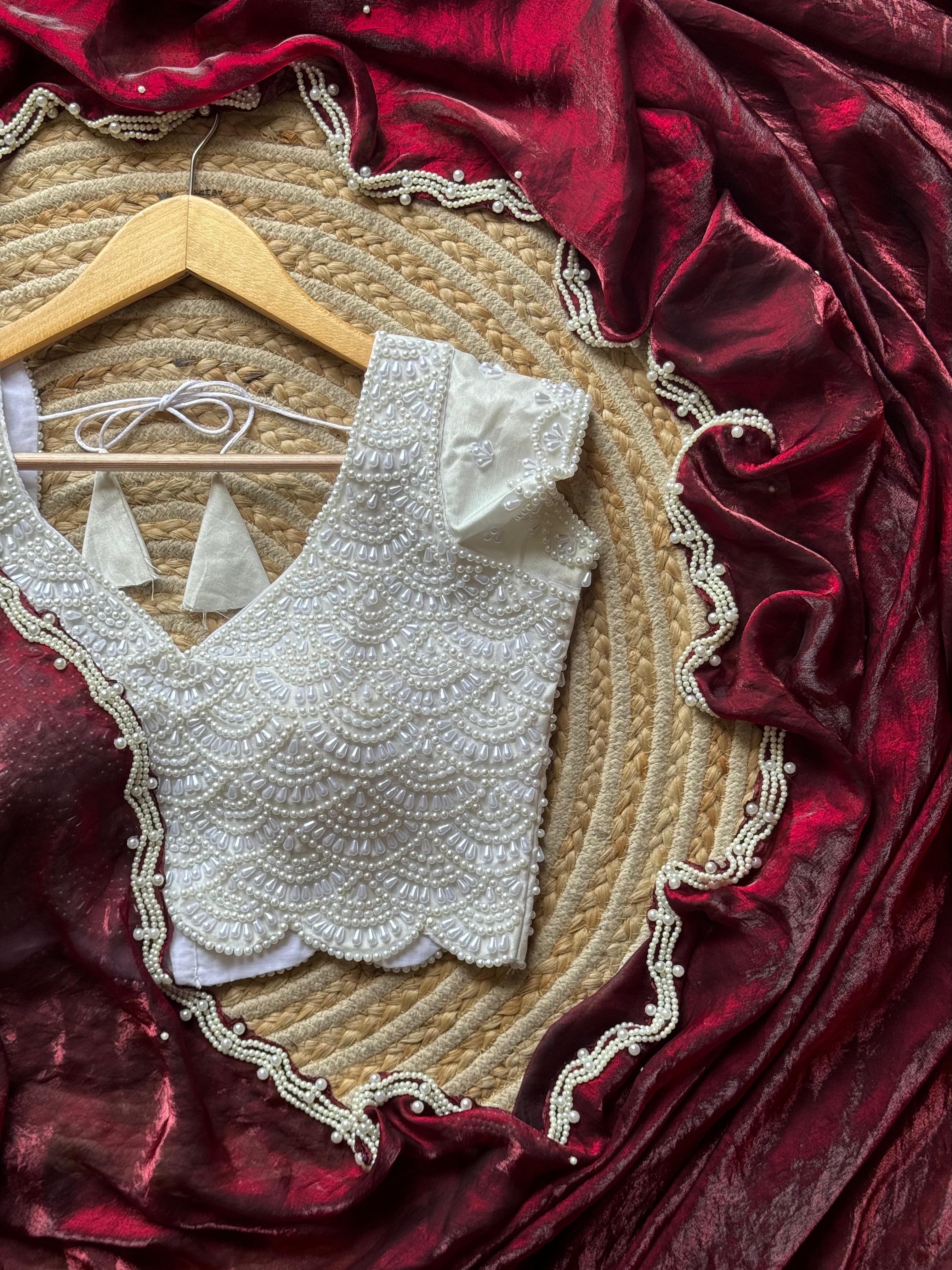 Cherry Embellished Saree