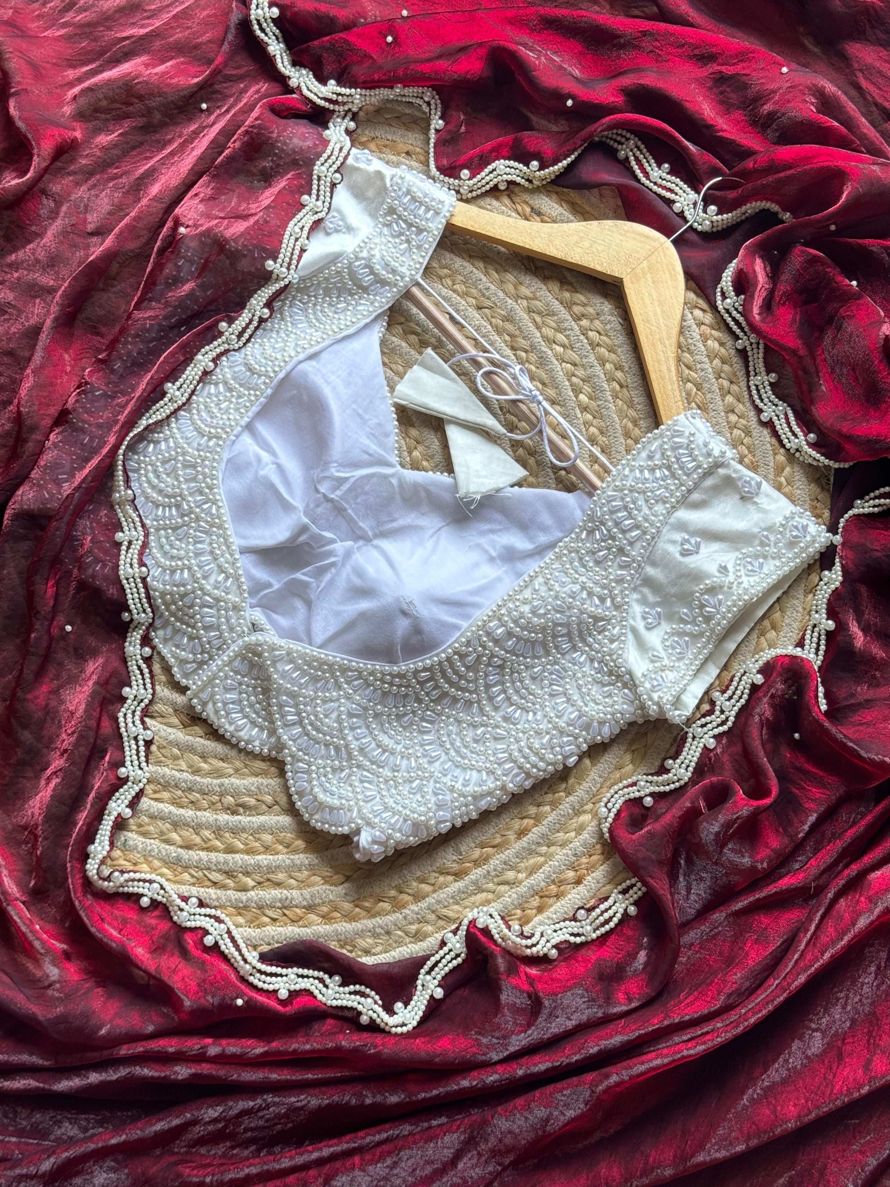 Cherry Embellished Saree