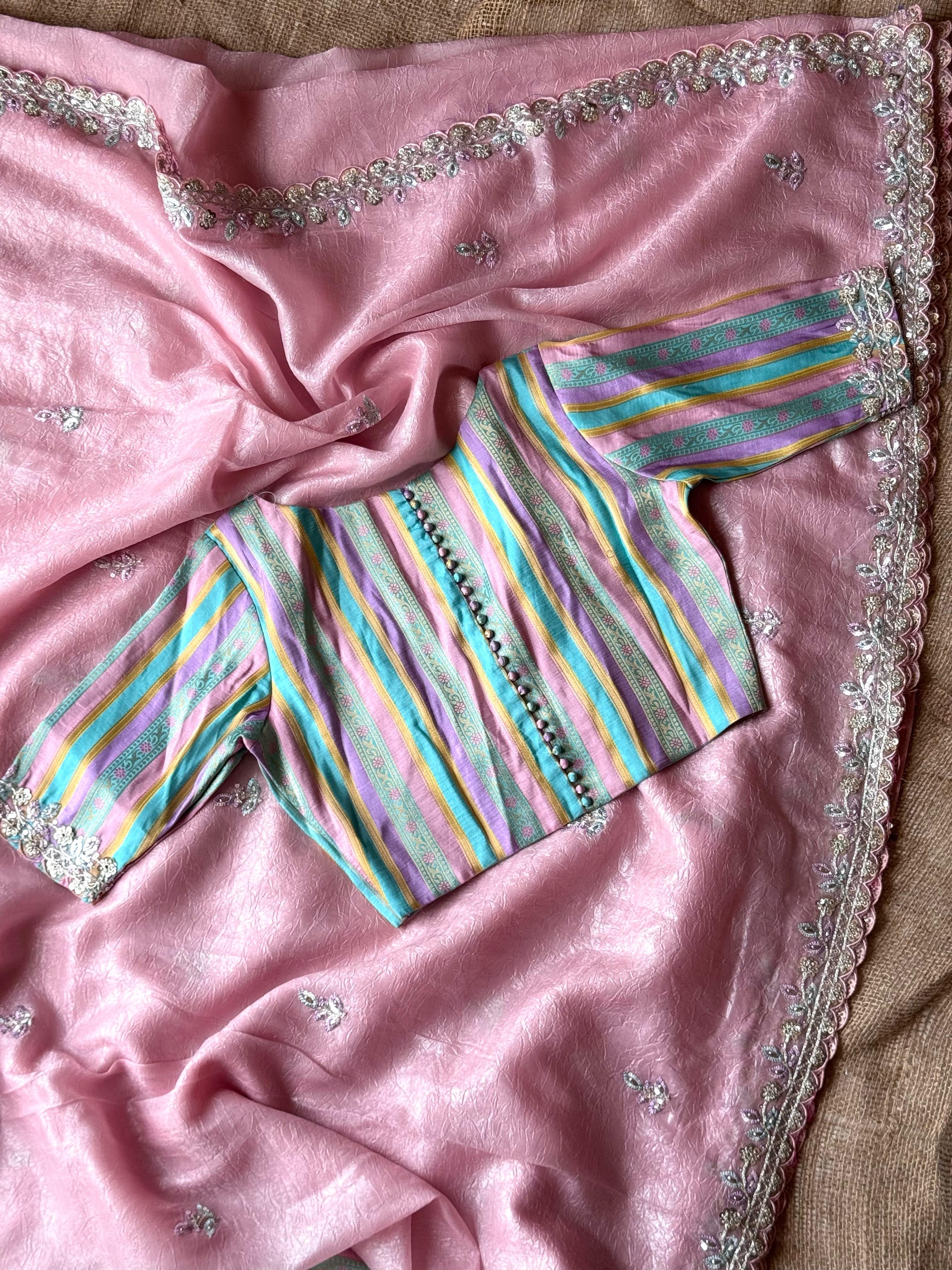 Rangeeni Embellished Saree