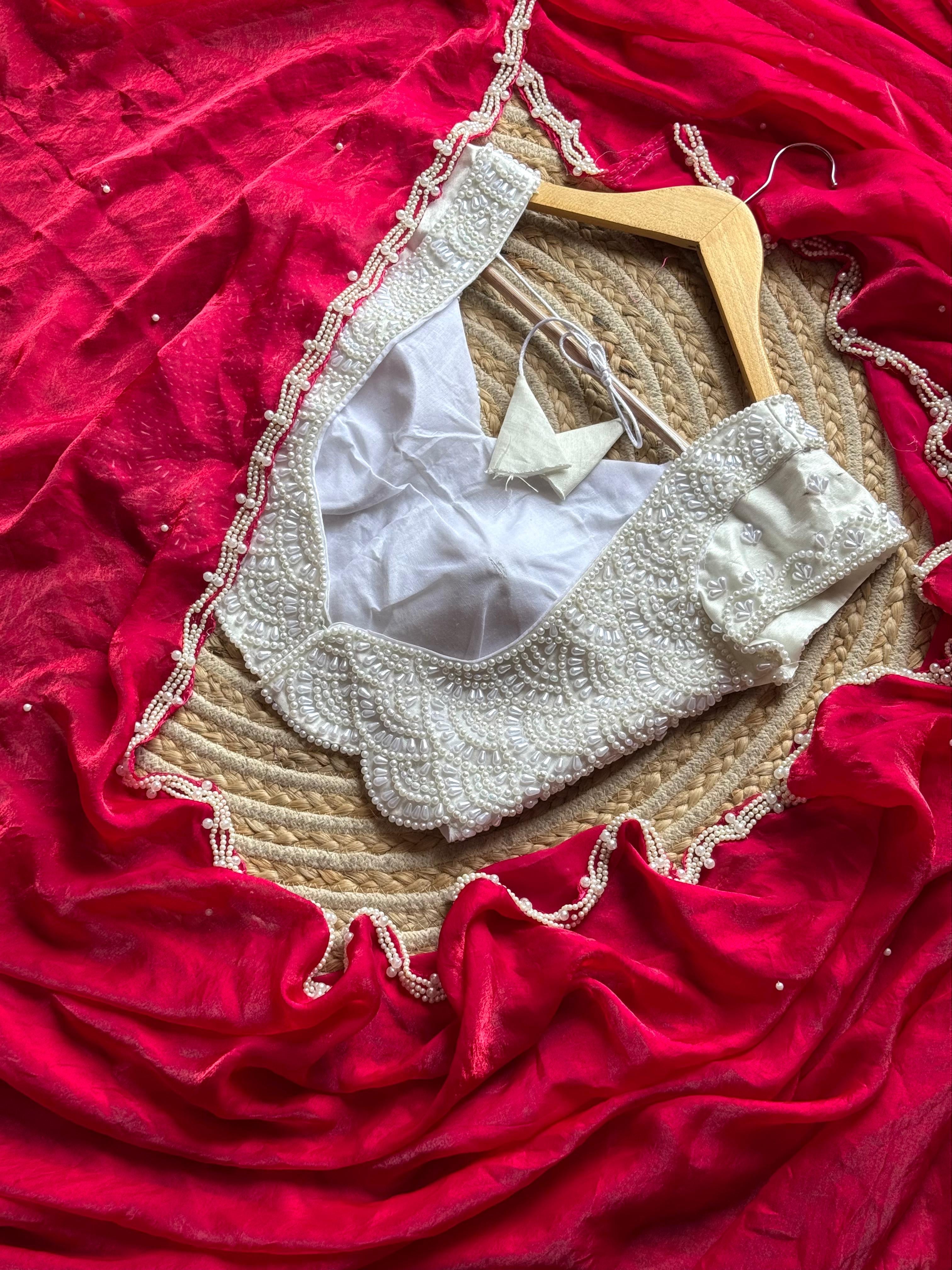 Cherry Embellished Saree