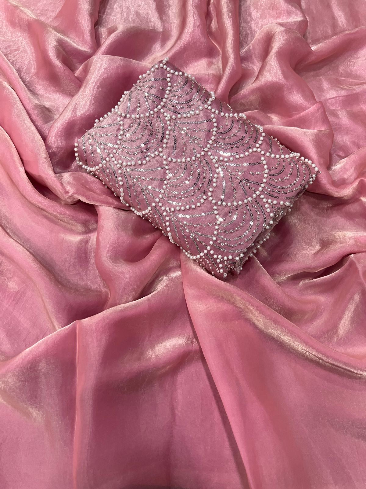 Precious Midnight Pink Saree