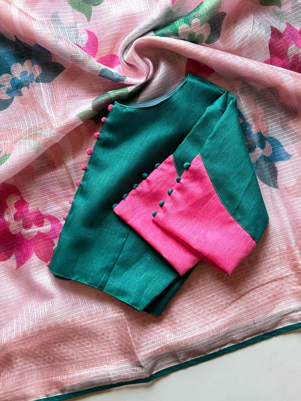 Spring Floral Kota Saree