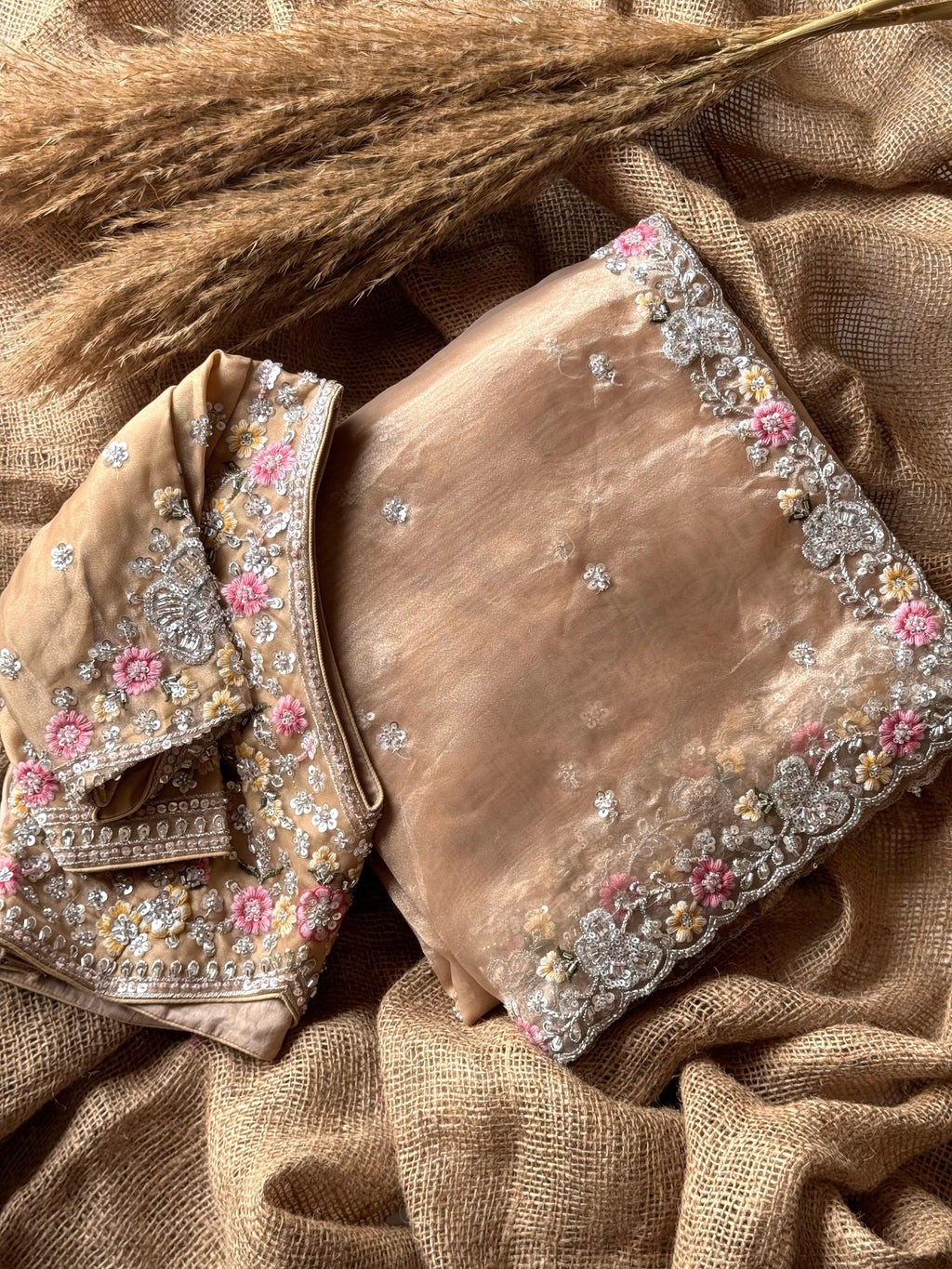 Golden Era Embellished Saree