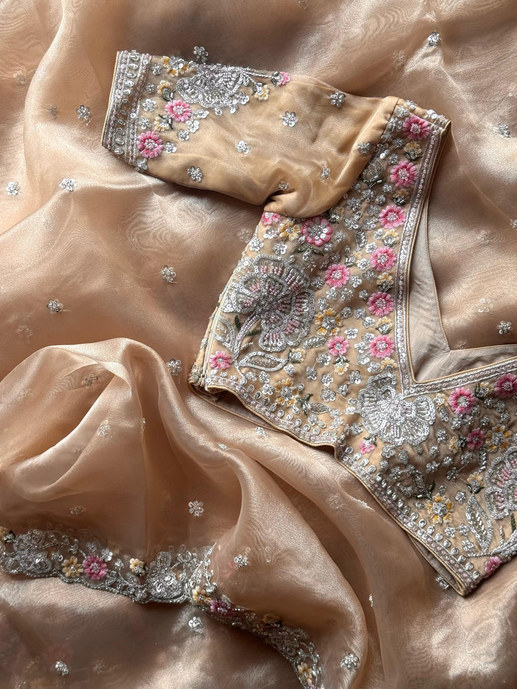 Golden Era Embellished Saree