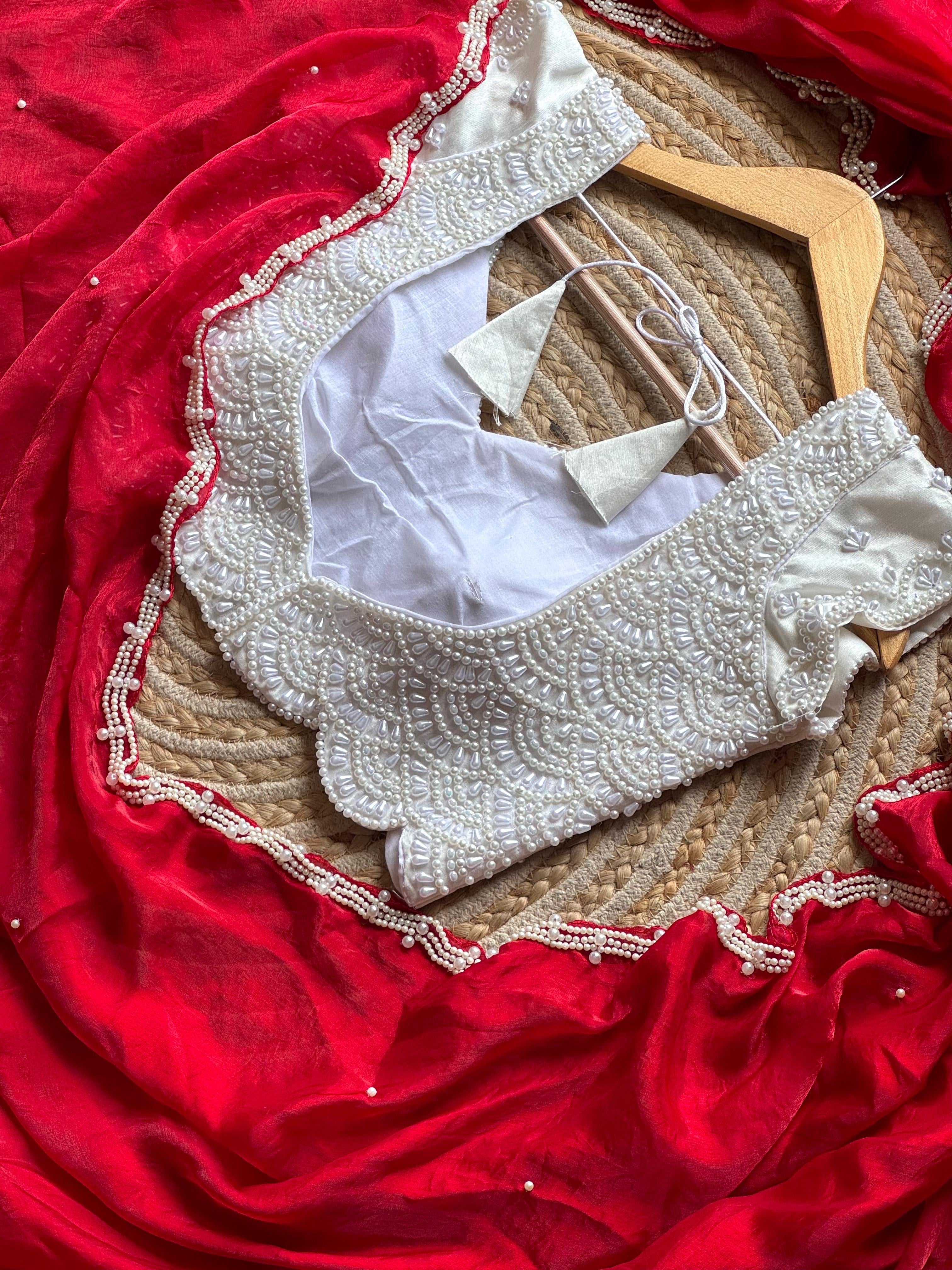 Cherry Embellished Saree