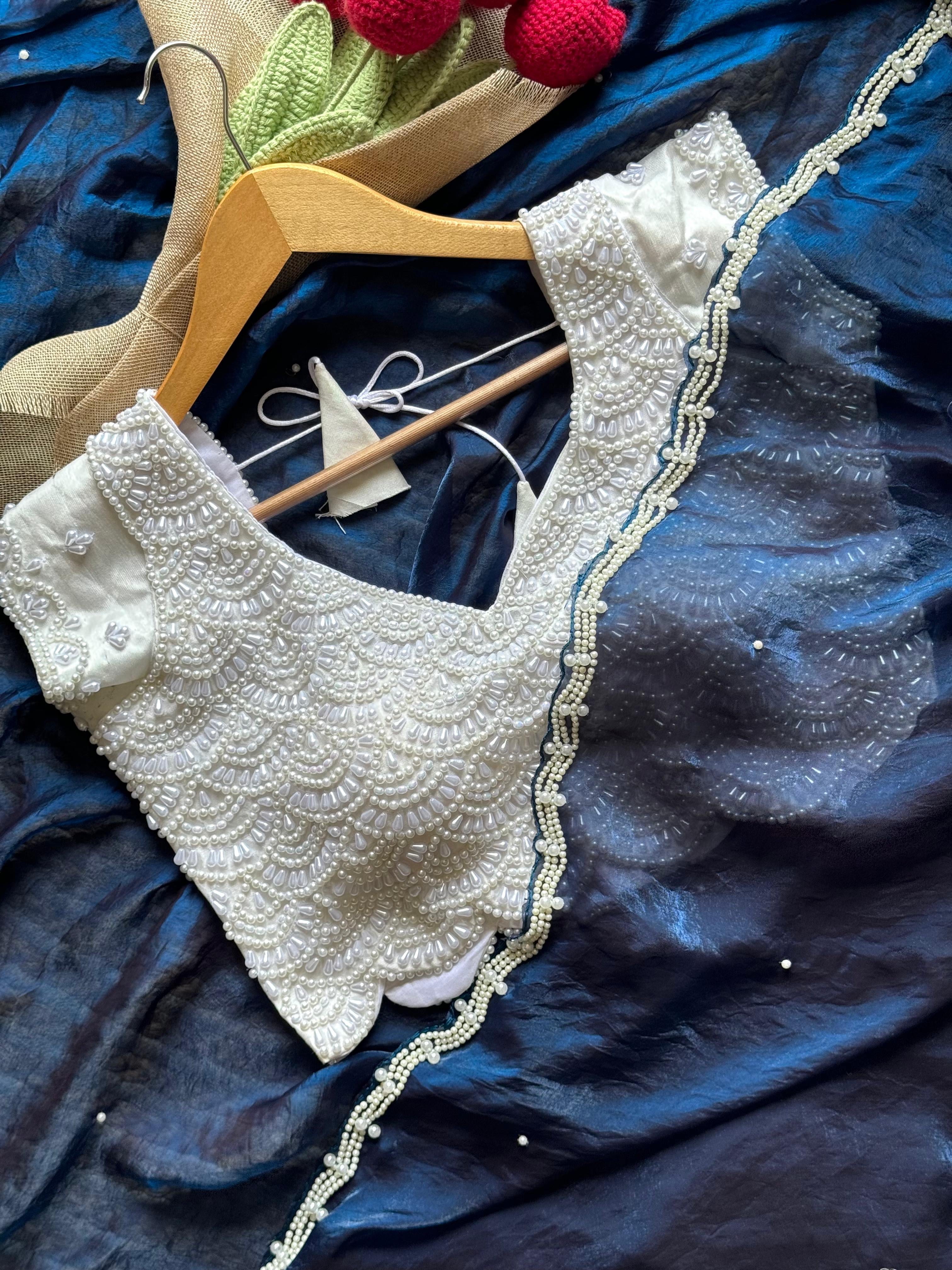 Cherry Embellished Saree