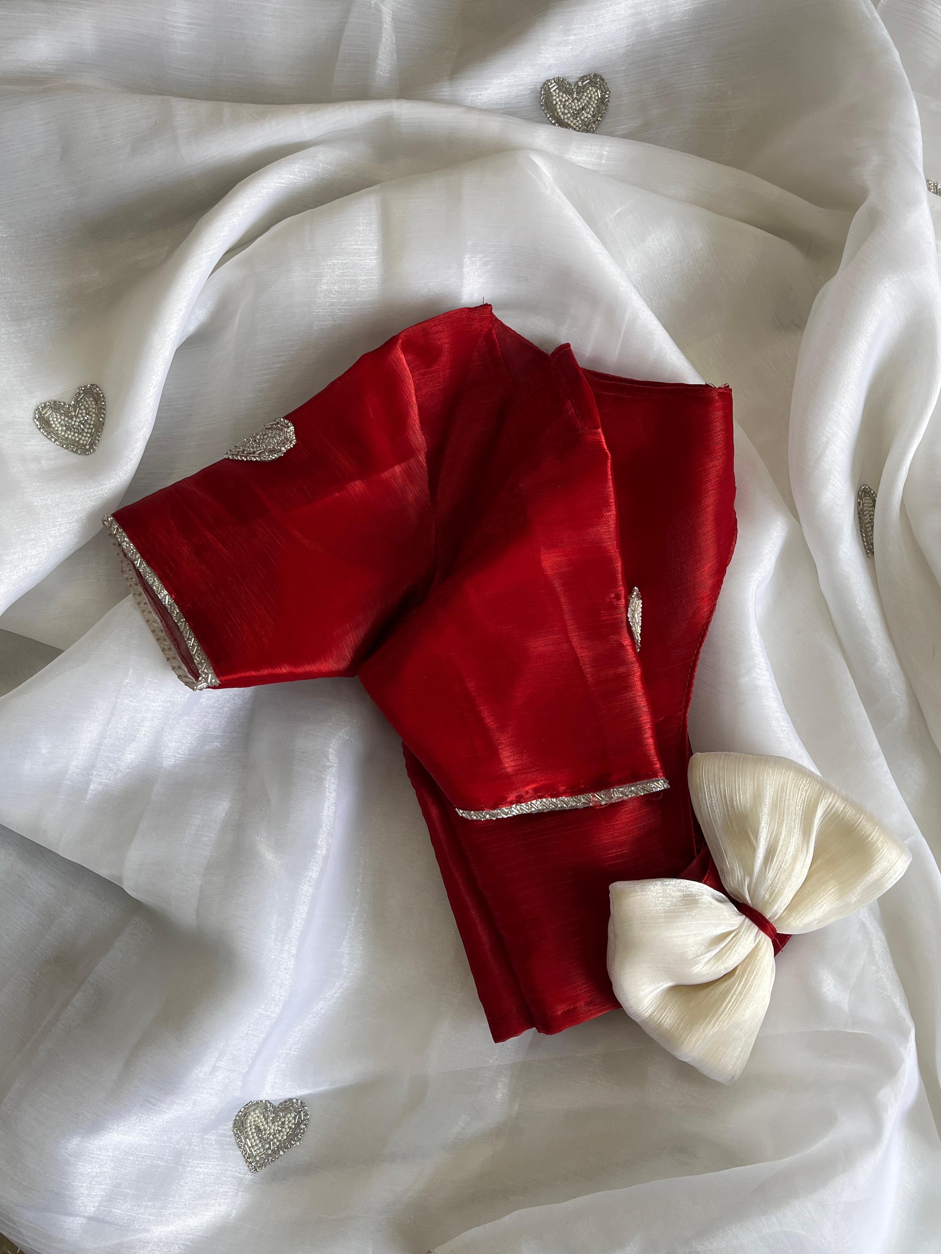 Valentine Tissue Saree