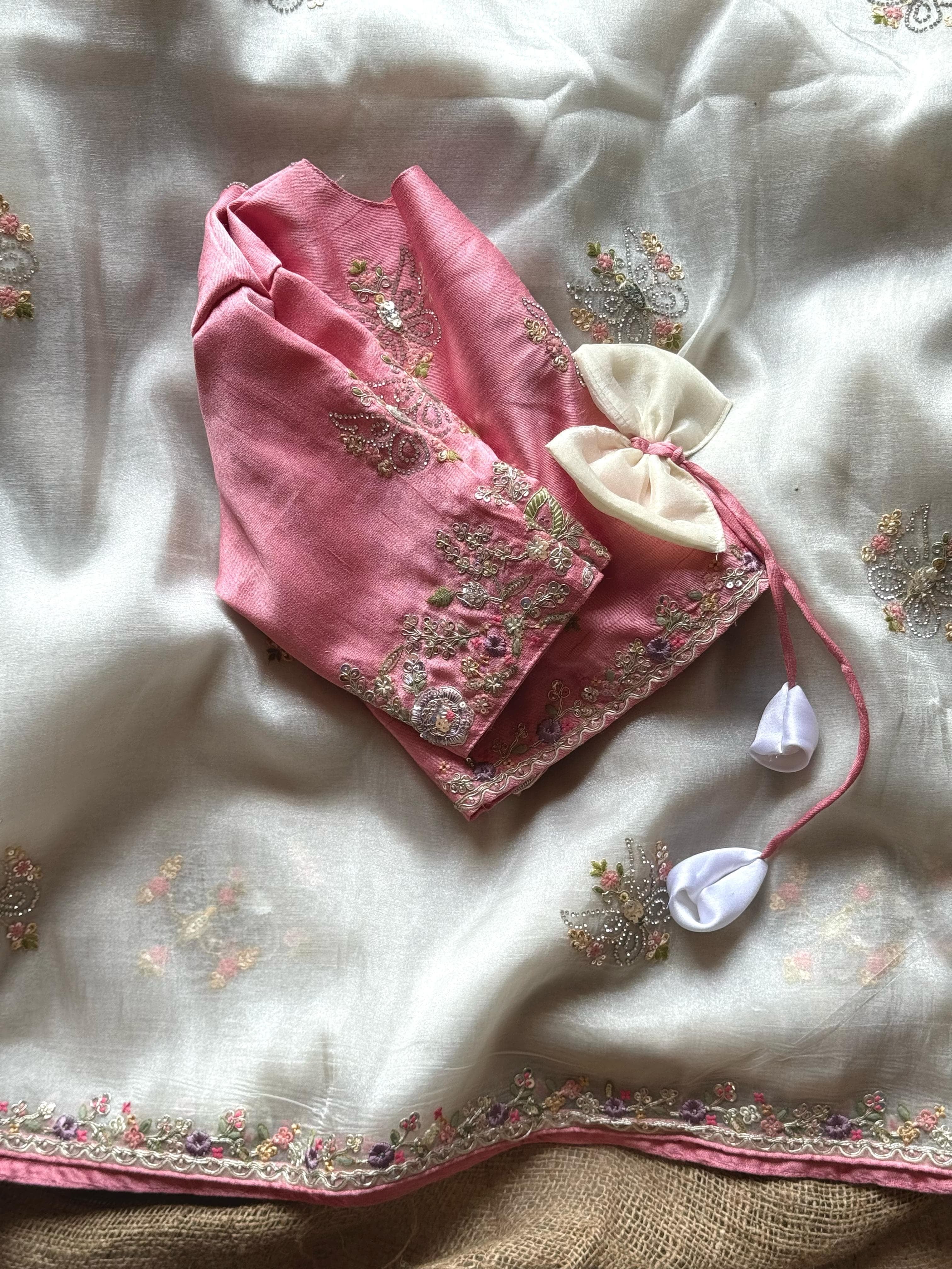 Pastel Sage Era Saree