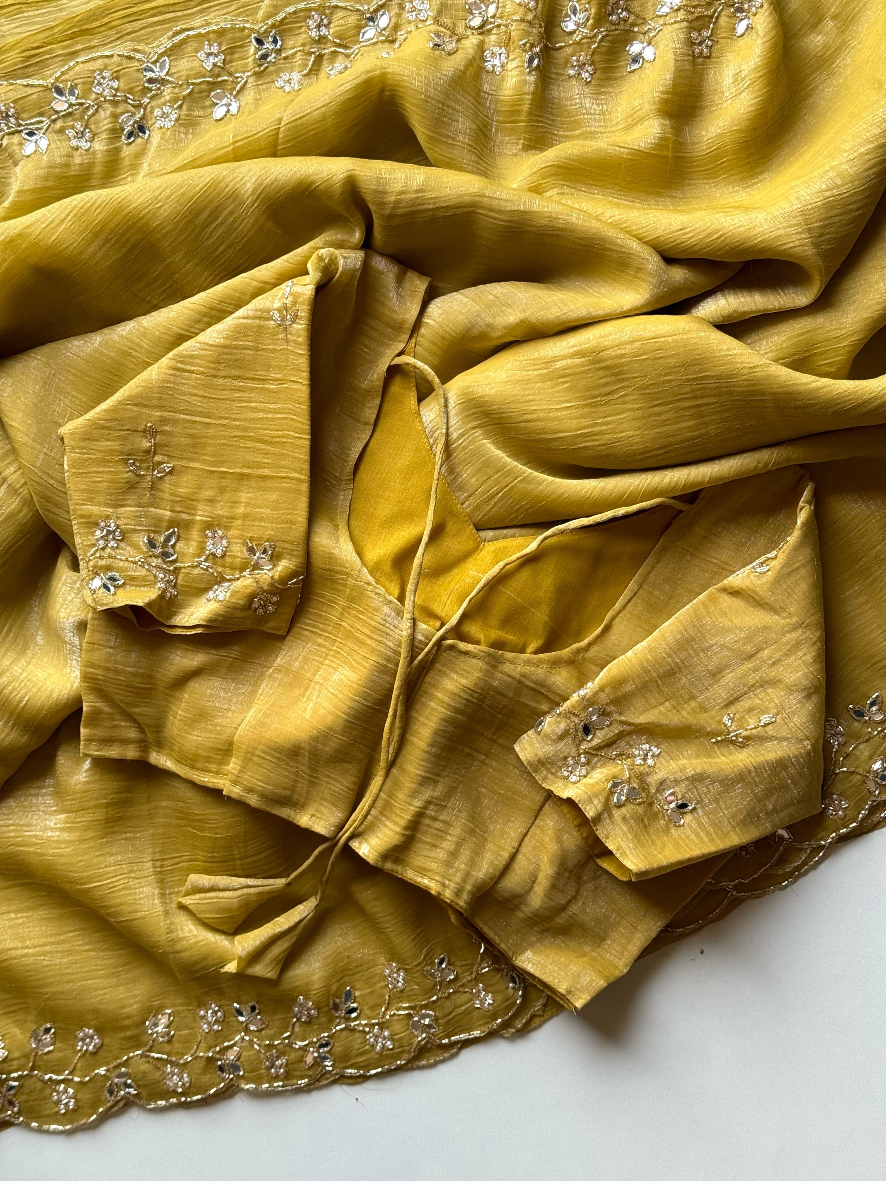 Golden Era Saree