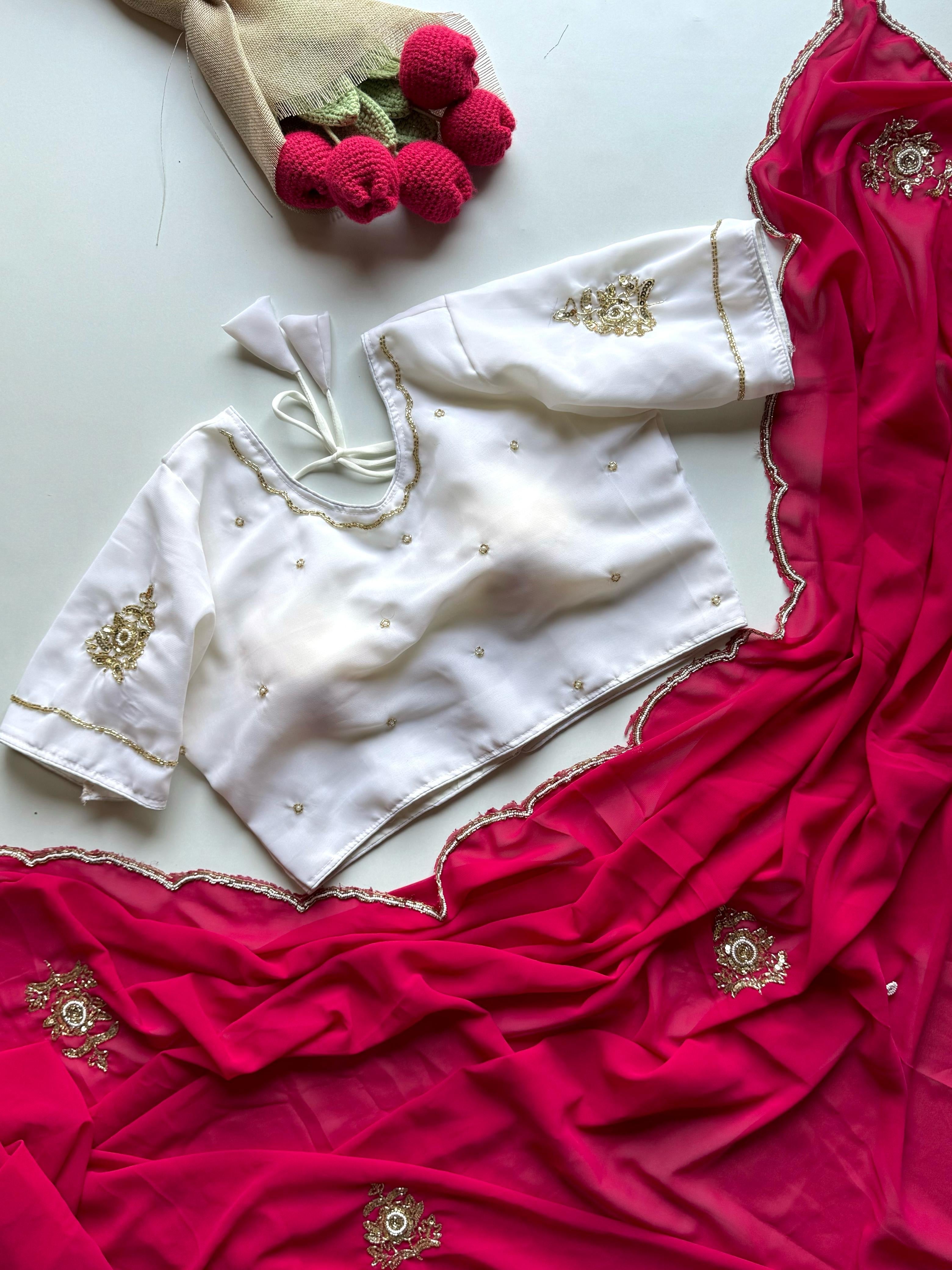 Precious Scarlet Saree