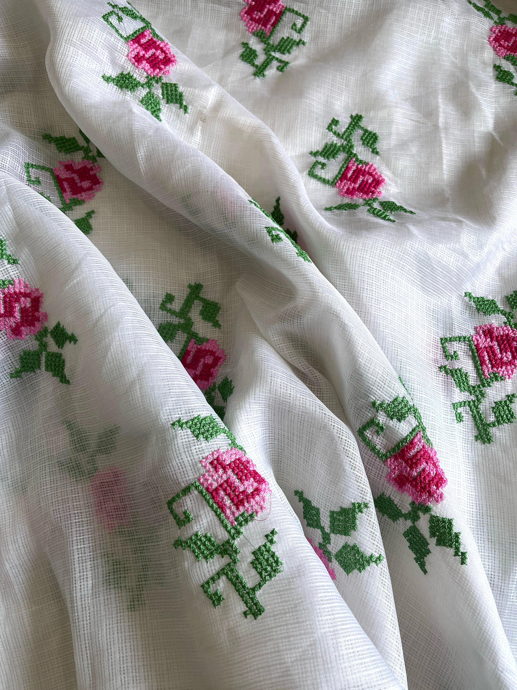 Valentine Tissue Saree