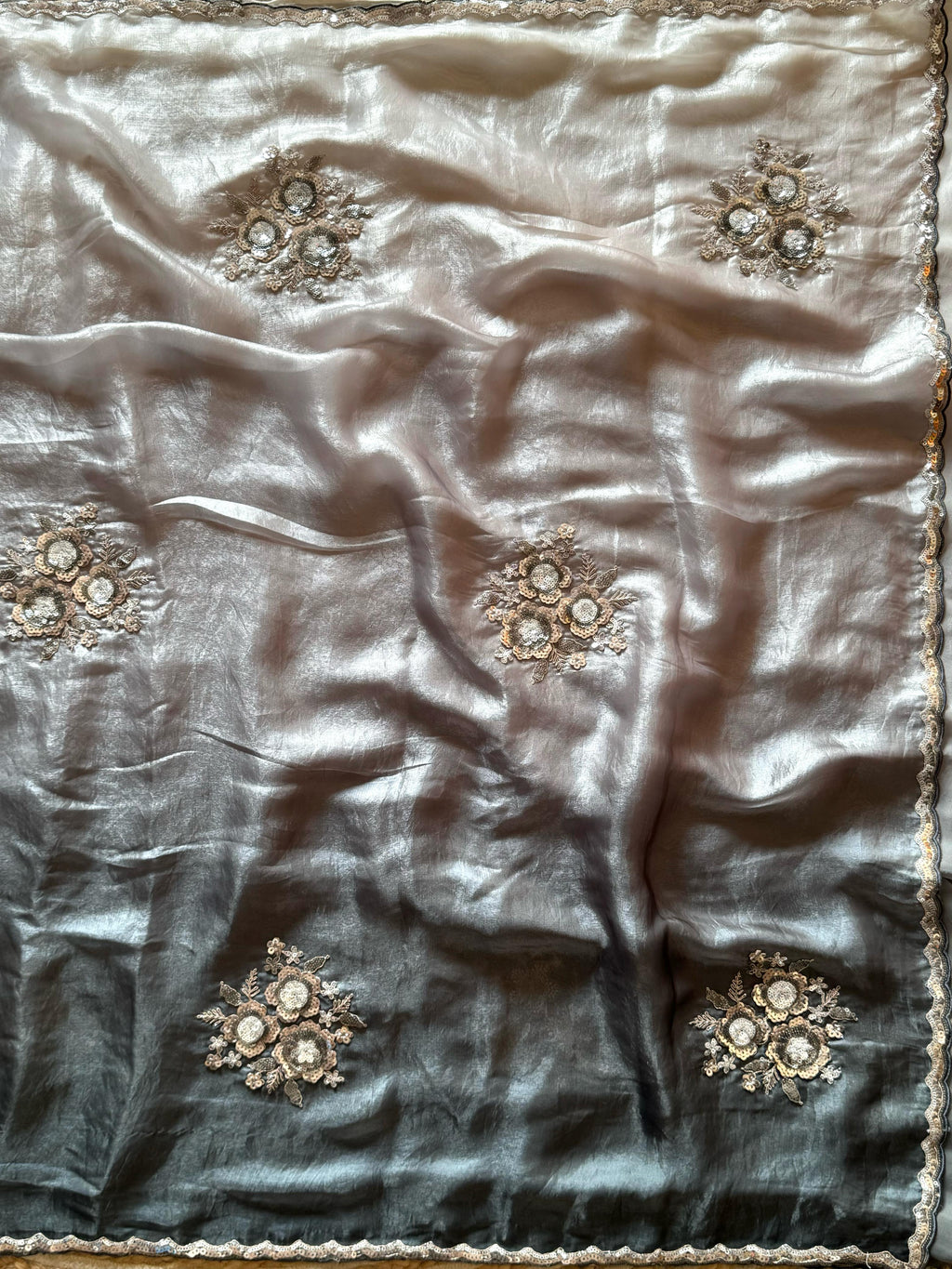 Pearls on Petals Saree