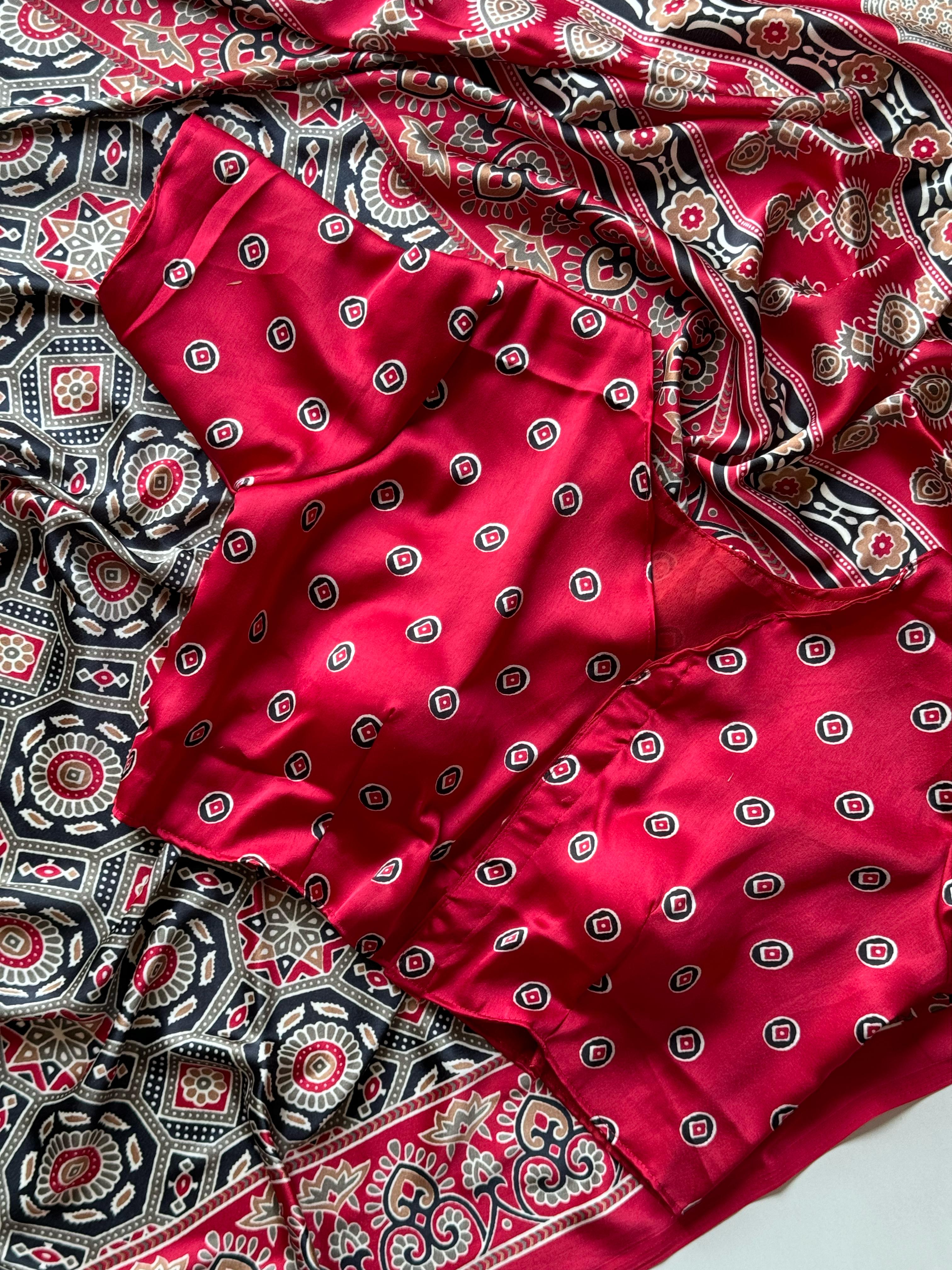 Kalindi Kalamkari Saree